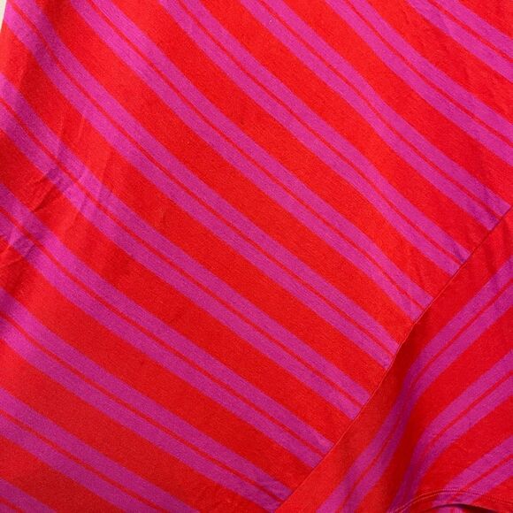 Caslon Women’s Pink Purple Red Stripe Racerback High Low Maxi Dress Size Large - Picture 5 of 8